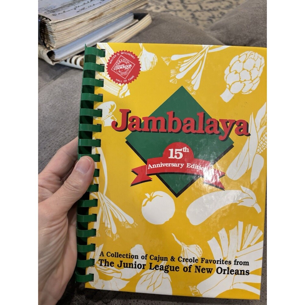 Jambalaya 15th Anniversary Cajun Creole Cookbook Junior League Of New Orleans